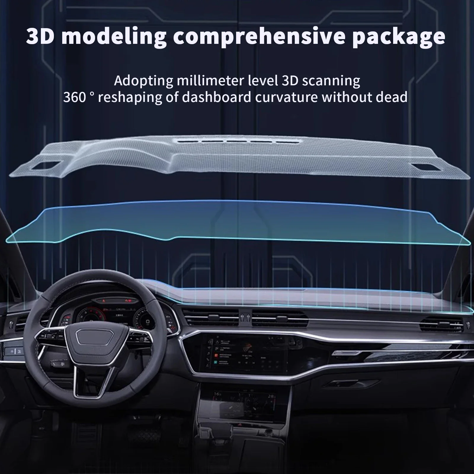 Car Accessories For Dashboard - Housse de tableau de bord pour