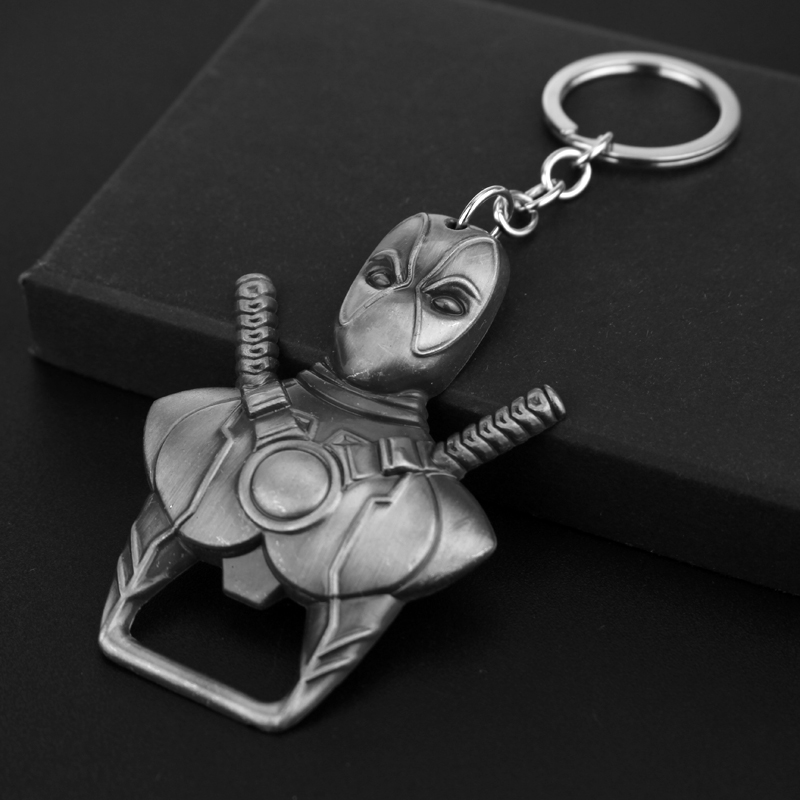 Car Accessories Hanging - Porte-clés Deadpool tendance, porte-clés personnalisé, ouvre-bouteille,