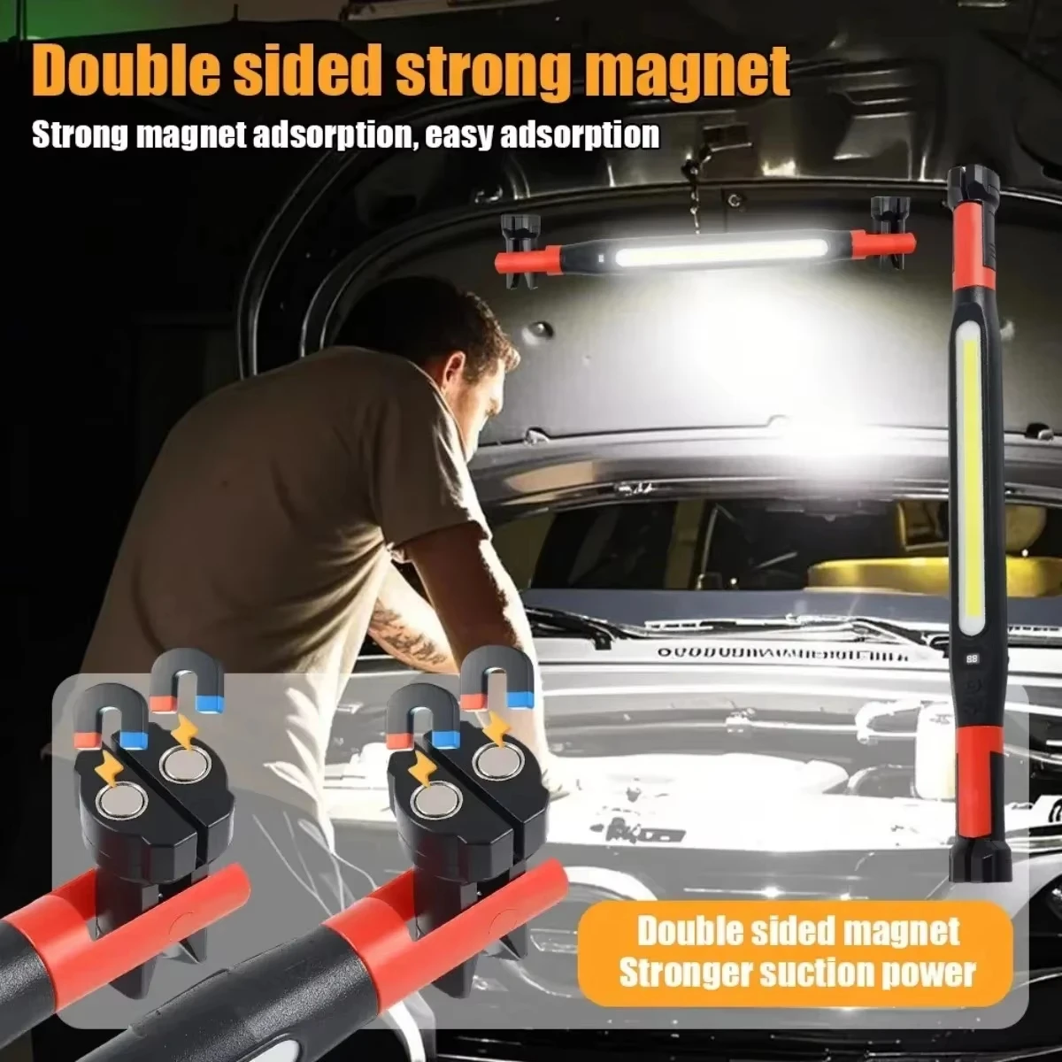 Lampe de travail LED rechargea - Car Accessories Hanging avis et prix