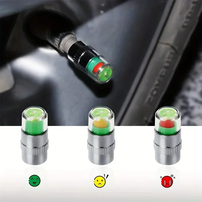 4/8 pièces Capuchons de valve  - Tire Pressure Monitor avis et prix