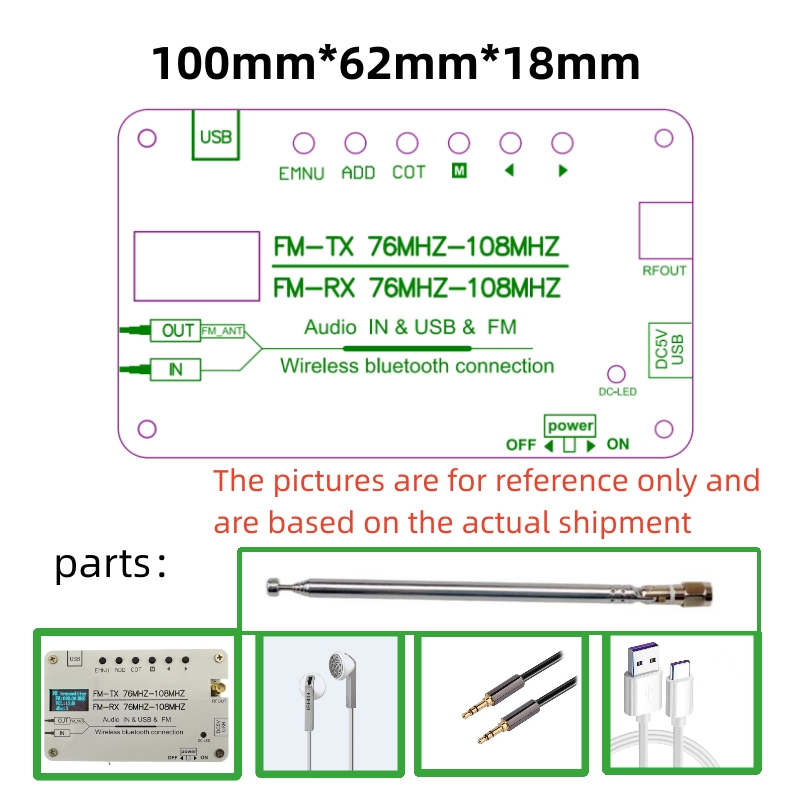 Émetteur FM évité, 76-108MHz p - Fm Transmitter avis et prix